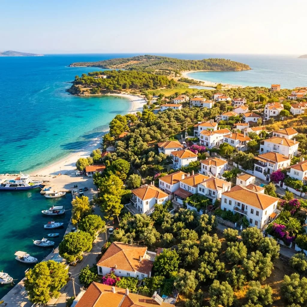 Avşa Adası Havadan Görünüm